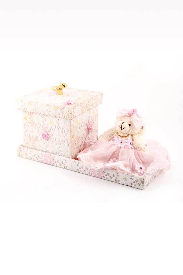 BIRTH ANNOUNCEMENT PINK TEDDY BOXES - Image 2